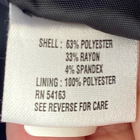 Calvin Klein One Button Blazer in Charcoal, Women’s Size 2 - Picture 15 of 16